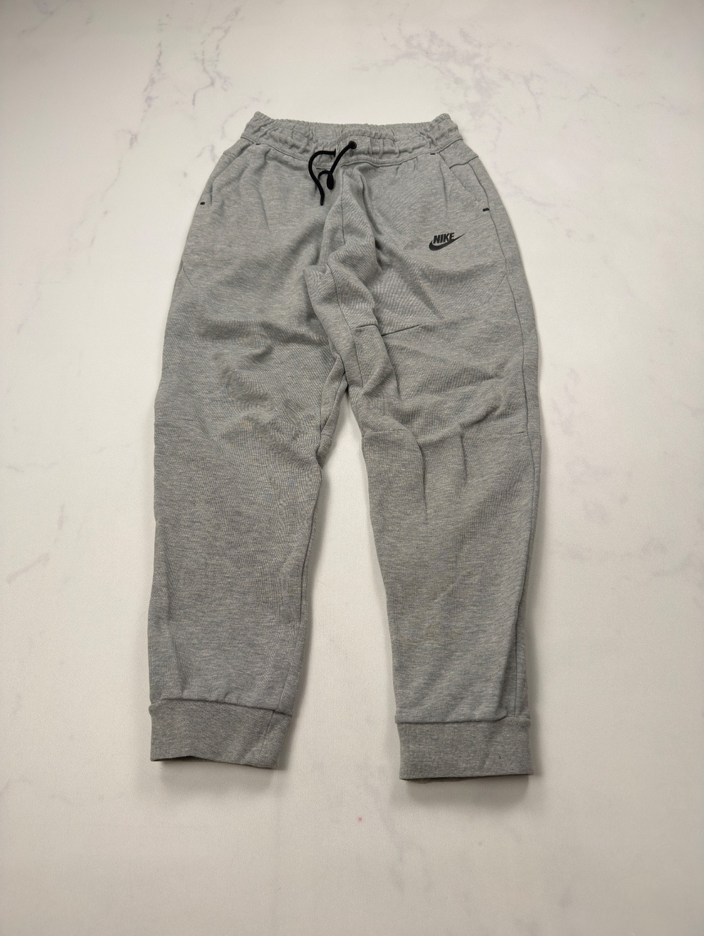 Nike Tech Joggers Sweatpants Gray 2010s Minimalist - Boys XL